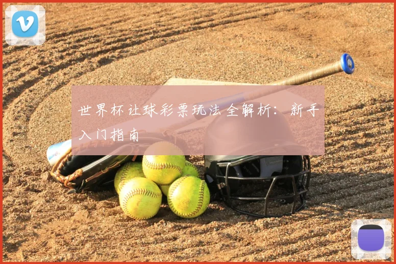 世界杯让球彩票玩法全解析：新手入门指南